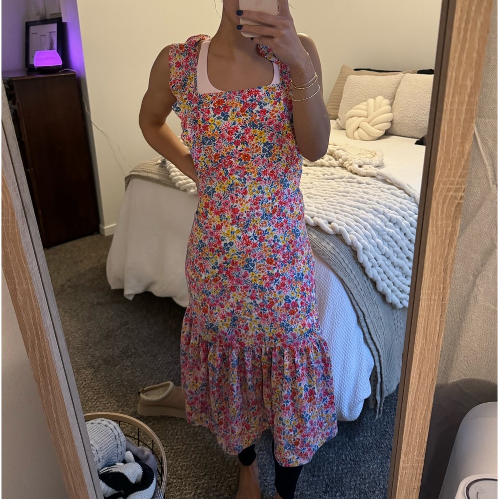 BDG Floral Midi Dress